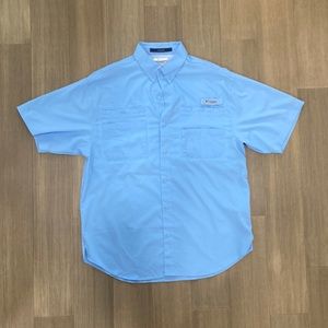Columbia Men’s Shirt Medium Light Blue